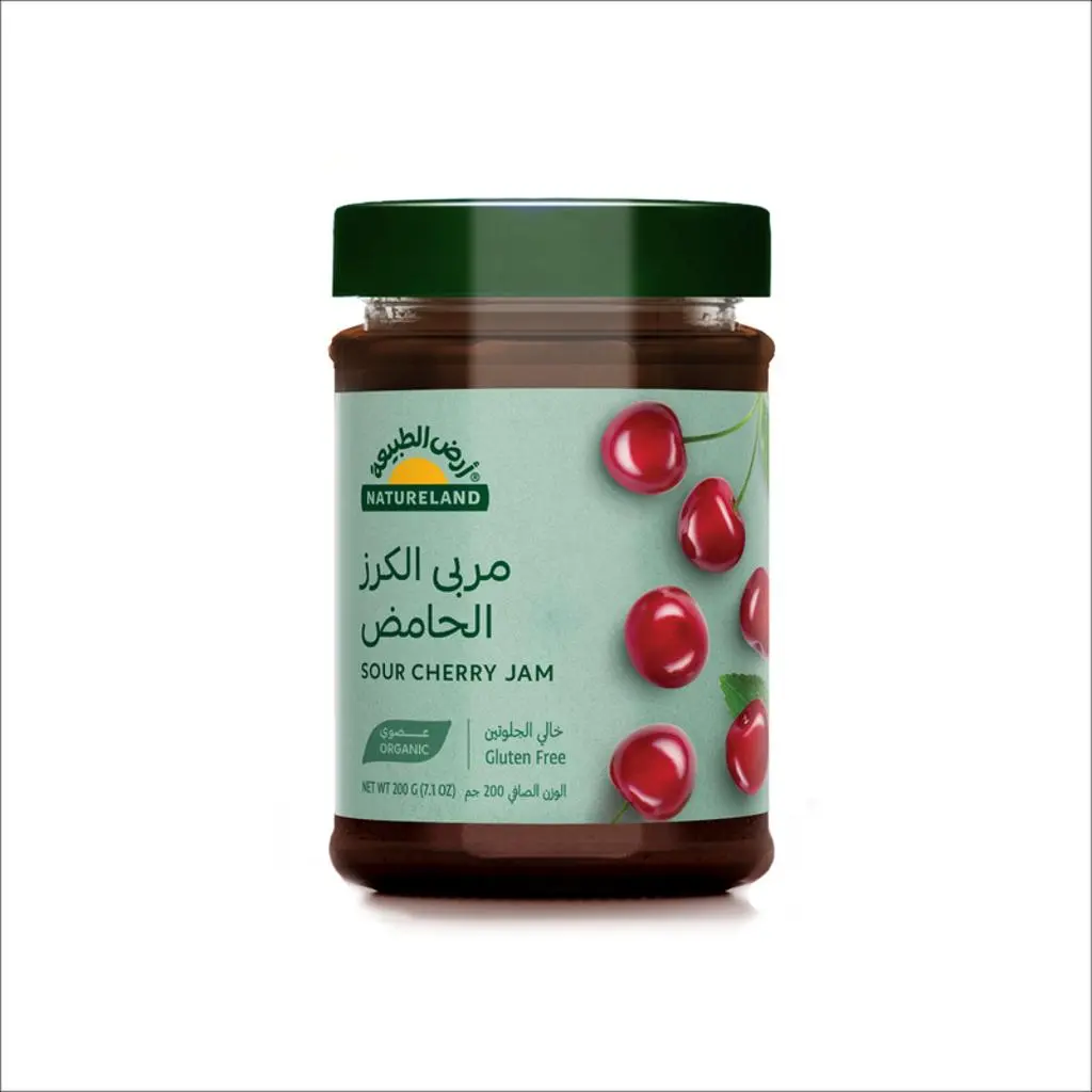 مربى الكرز الحامض عضوي